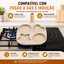 Frigideira Antiaderente Estrela Ovo Coração 4 em 1