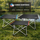 Mesa Dobrável de Alumínio Portátil - Camping e Praia