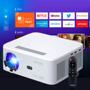 Projetor Android 5G 4K com Espelhamento Sem Fio Branco