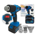 Soprador Térmico Portátil com Display Exbom 21V kit completo