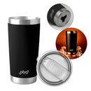 Copo Térmico Oba Térmic 591ml Preto - vista frontal