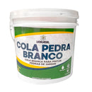 Cola Pedra Branco VBrasil - aplicação em pedras de jardim