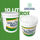 Cola Pedra Branco VBrasil - resultado antes e depois
