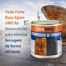 Removedor de Ferrugem Veda Forte - aplicação em metal
