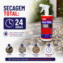 Cola Pedra Veda Forte 500ml - resultado em vaso decorativo